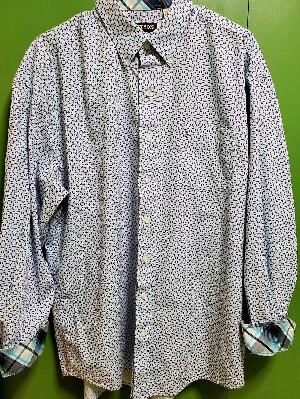 Stetson Men’s Geometric Button-Down Shirt